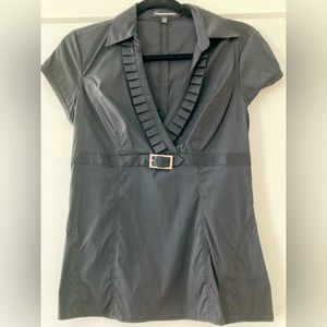 Fitted Black Express Top Size S